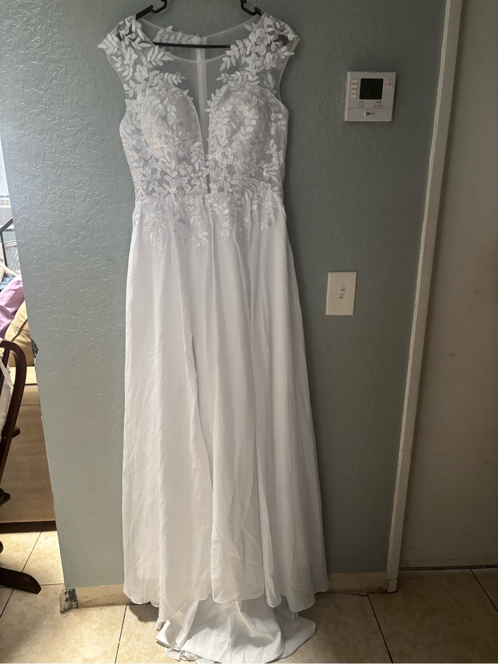 Lace Applique Bridal Gown
